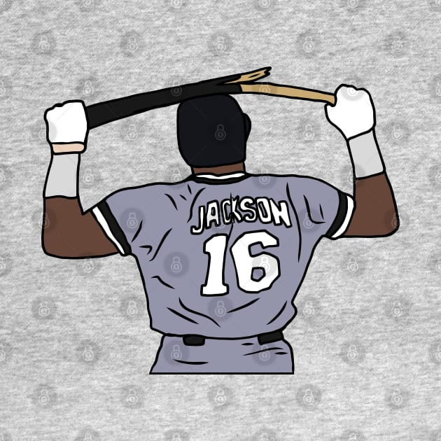 Bo Jackson Breaking A Bat by rattraptees